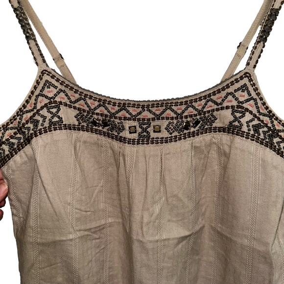 Edc Emroidered Strappy Dress Large - Picture 2 of 12